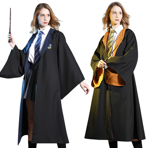 Harry Potter magic robe cloak studio Halloween robe cosplay performance costume college robe