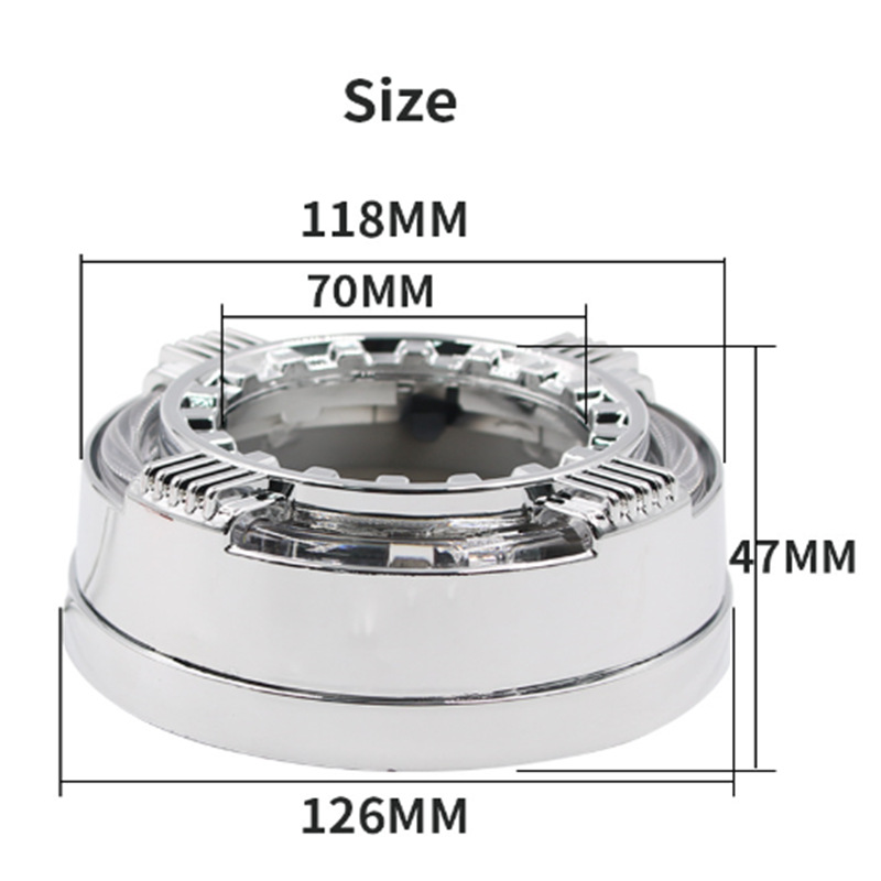 3.0inh versión deportiva Liberty Man una cubierta de lámpara de automóvil decoración de cubierta modificada