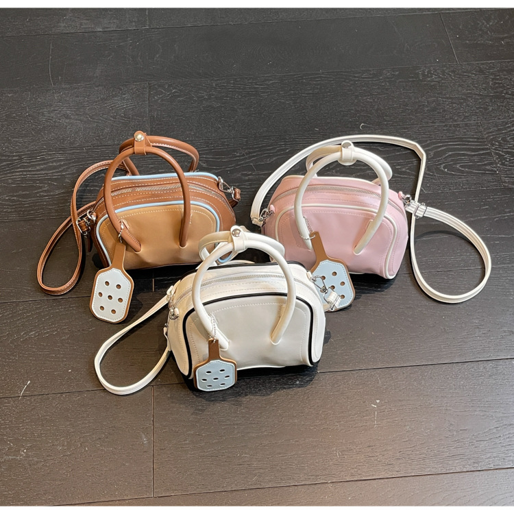 Borsa donna stile baseball borsa a tracolla casual elegante_voghion.com