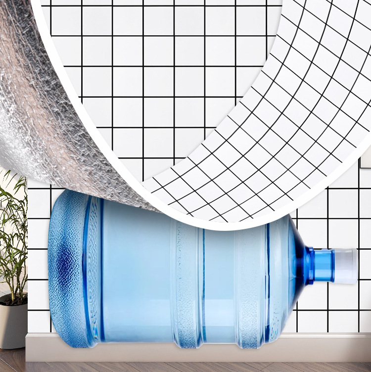 Transfronterizo imitación de azulejos pegatinas de pared autoadhesivas impermeables a prueba de humedad TV doméstica pegatinas de mármol de fondo pegatinas de pared decorativas