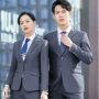 商务气质男女行政西服