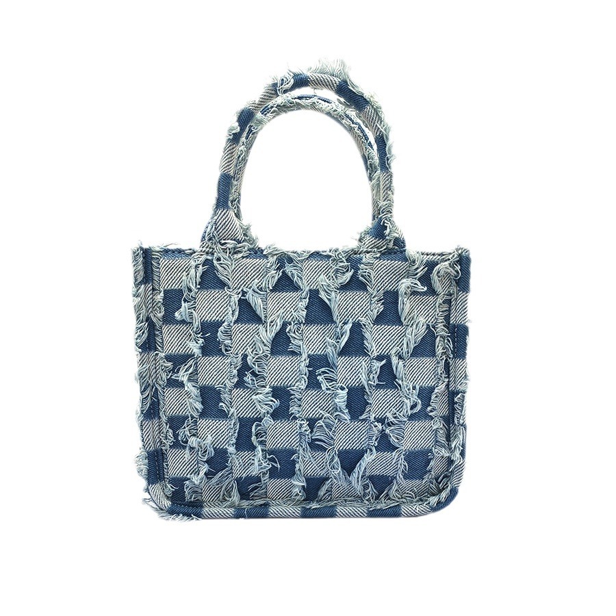 Nueva Bolsa de tela vaquero portátil para clases, bolso especial, bolso vaquero, Crowdsourcing femenino, versión coreana de moda