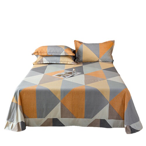 Pure cotton brushed bed sheet single product ruffle skirt thickened quilt dormitory bed cover single pure cotton bed sheet single piece wholesale