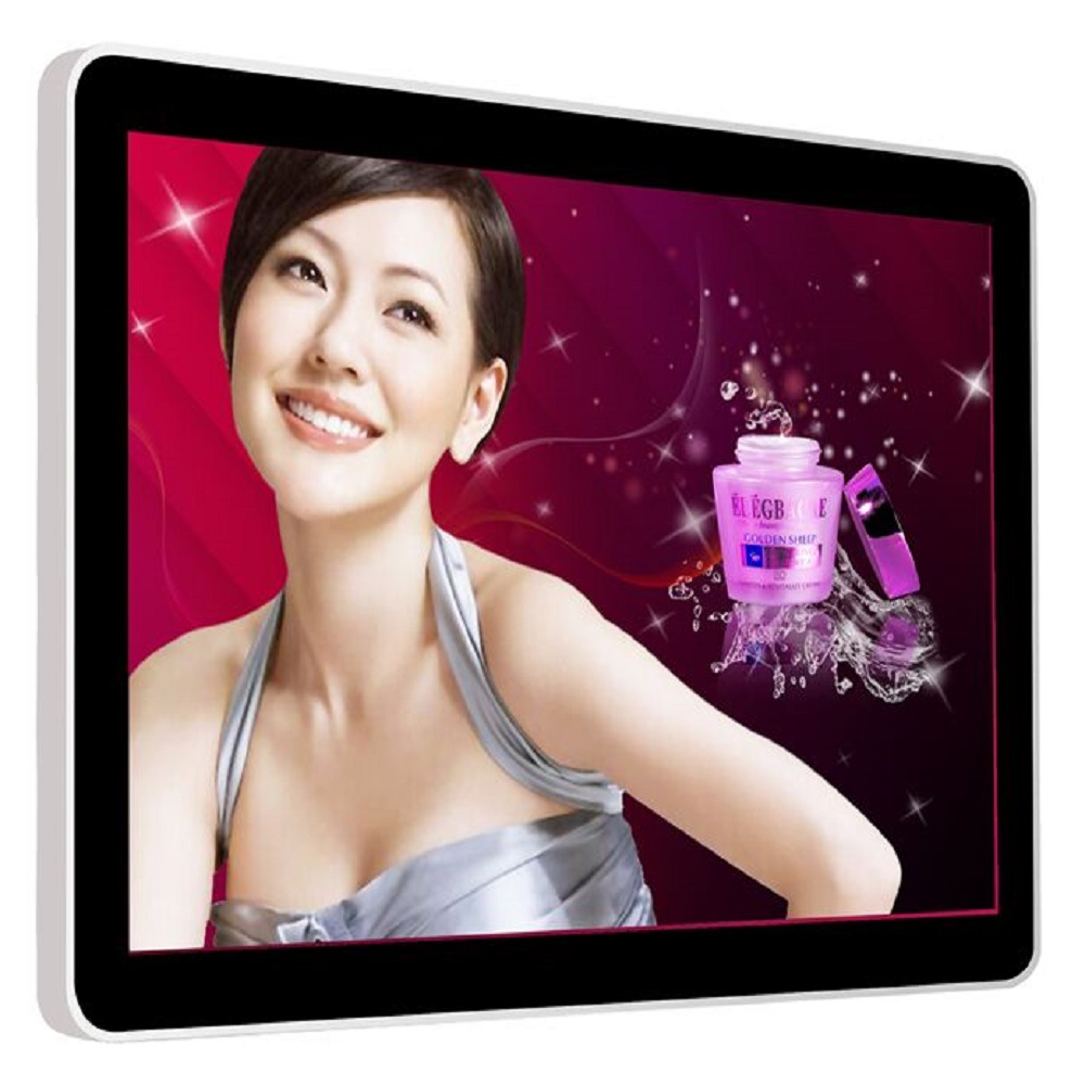 壁挂广告机显示屏网络多媒体一体机楼宇商场电梯海报宣传屏