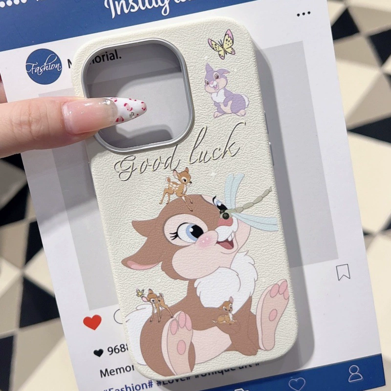 Картун милый кролик, совместимый чехол для телефона, 16promax, iPhone