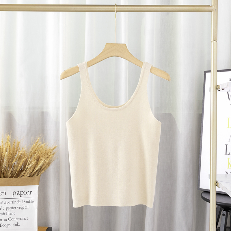 Women'S Gender Fashion Style Wholesale Women'S Fashion Solid Color Tank Tops