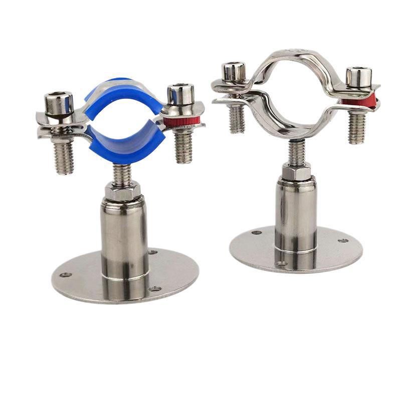 #水管卡箍304不锈钢可调节伸缩管夹燃气管固定夹卡扣pvc管管道支