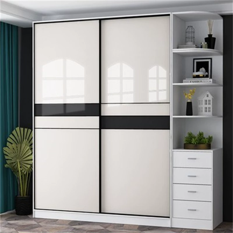 W6 Highlight Wardrobe Gate Customized Home Beds Pushing Door Moving Gate Molescase Gate Customize Simple Western Qi -resistant and wear -resistant