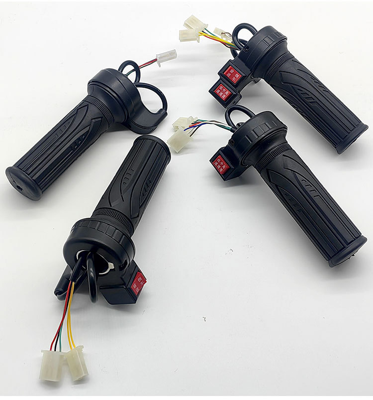 Electric Bicycle Throttle Handle, Electric Scooter Speed Controller, Accelerator Handle, Tricycle Reverse Gear Three-Speed Throttle Handle