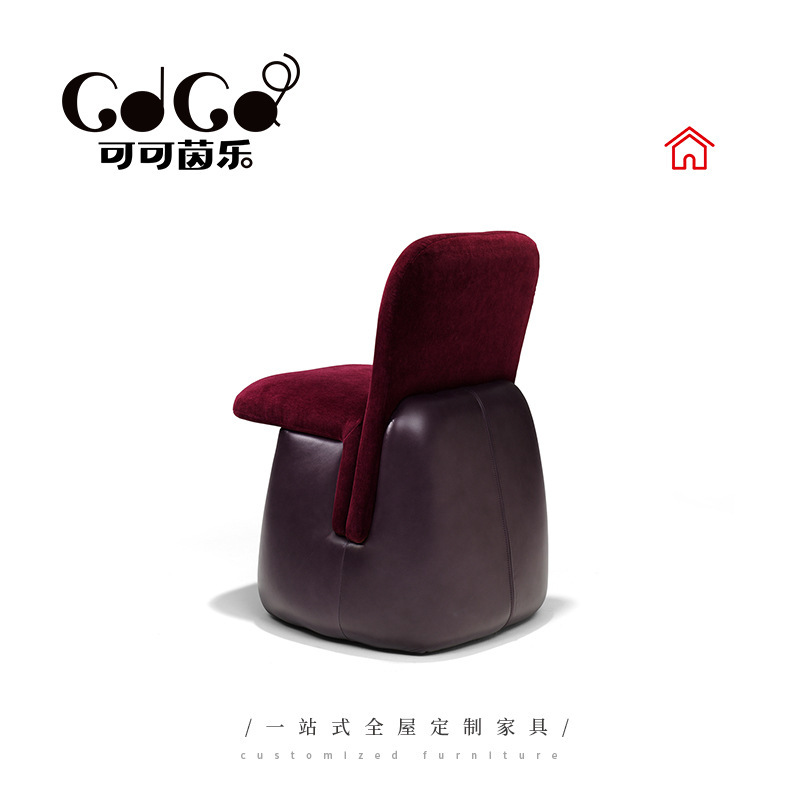 Craftsmanship Nordic Solid Wood Dining Chair Home Modern Simple Light Luxury High-End Backrest Chair Restaurant Designer Chair