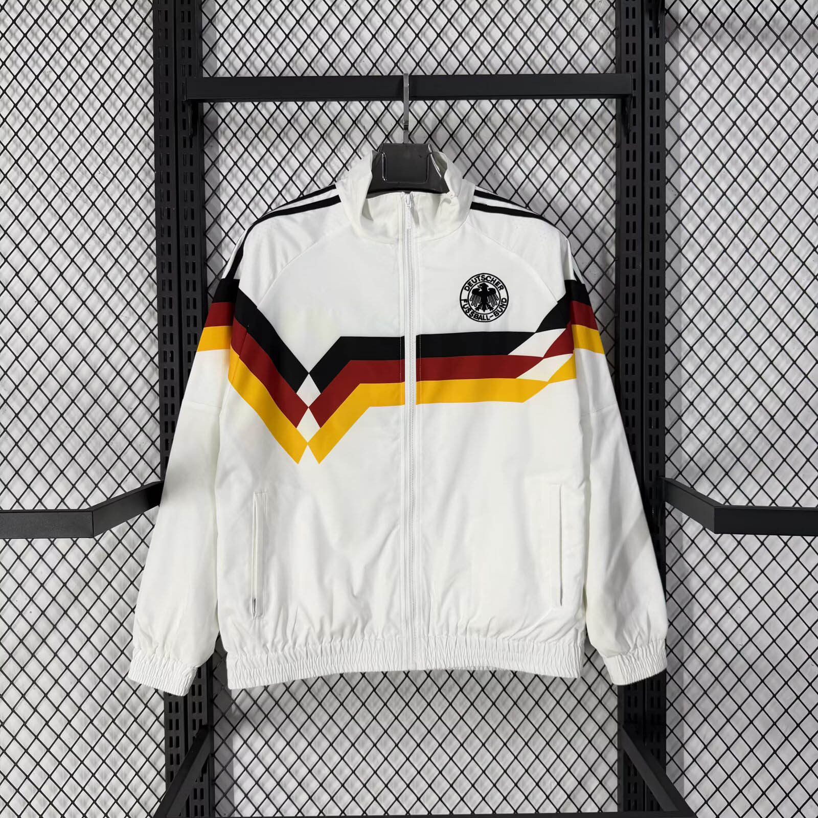 Nueva chaqueta de fútbol de doble cara chaqueta de asalto chaqueta de algodón Brasil París Arsenal Alemania BairbaL chaqueta impermeable image 70