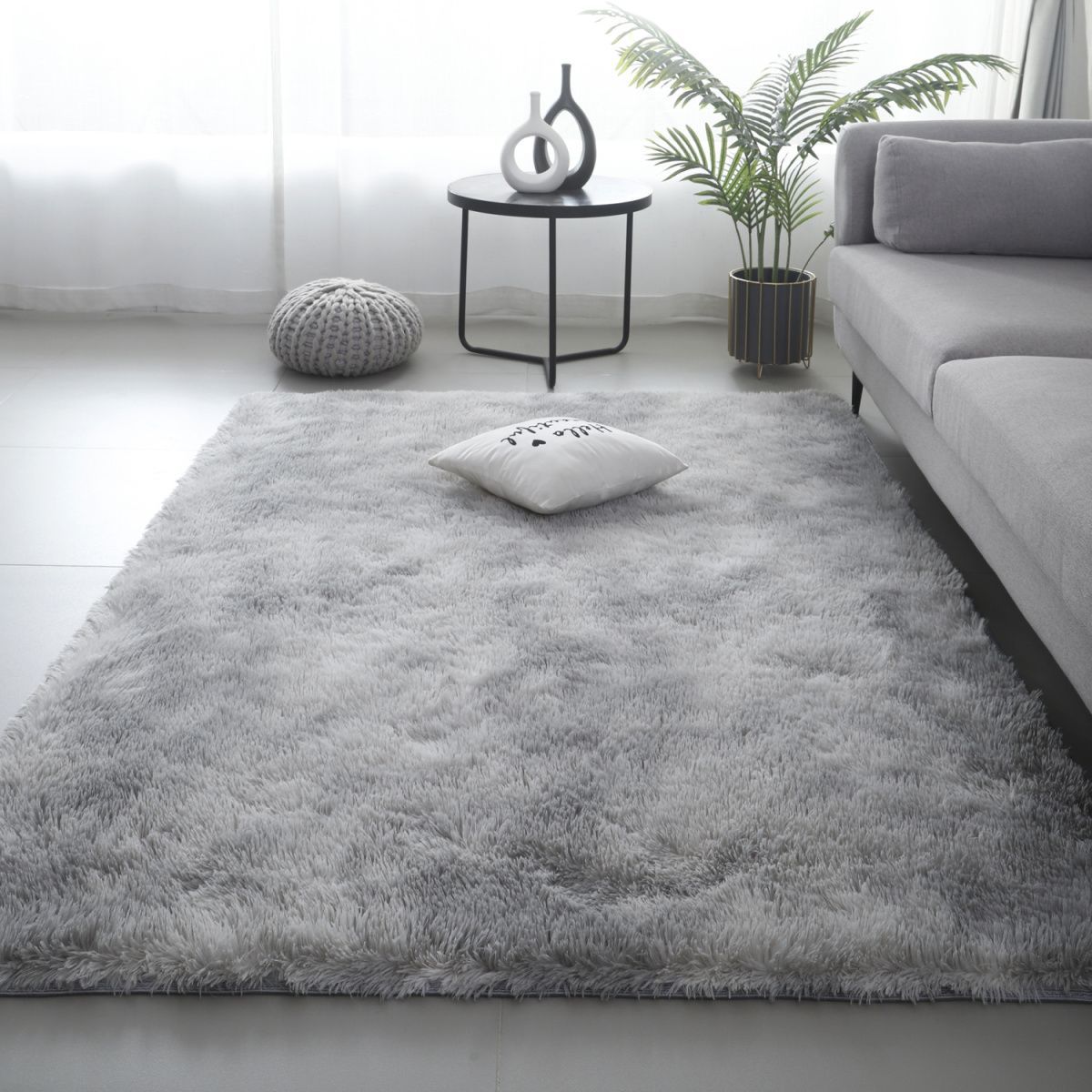 Thick Carpet for Bedroom Girls, Stain-Resistant Bedside, Living Room, Tatami Room, Large Area Full Carpet