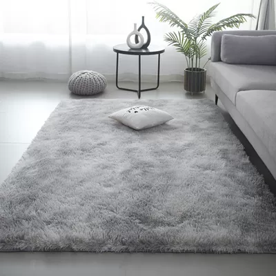 Thick Carpet for Bedroom Girls, Stain-Resistant Bedside, Living Room, Tatami Room, Large Area Full Carpet (Car Carpet) - gradient-aqua-gray-40-x-120cm-buy-one-get-one-free