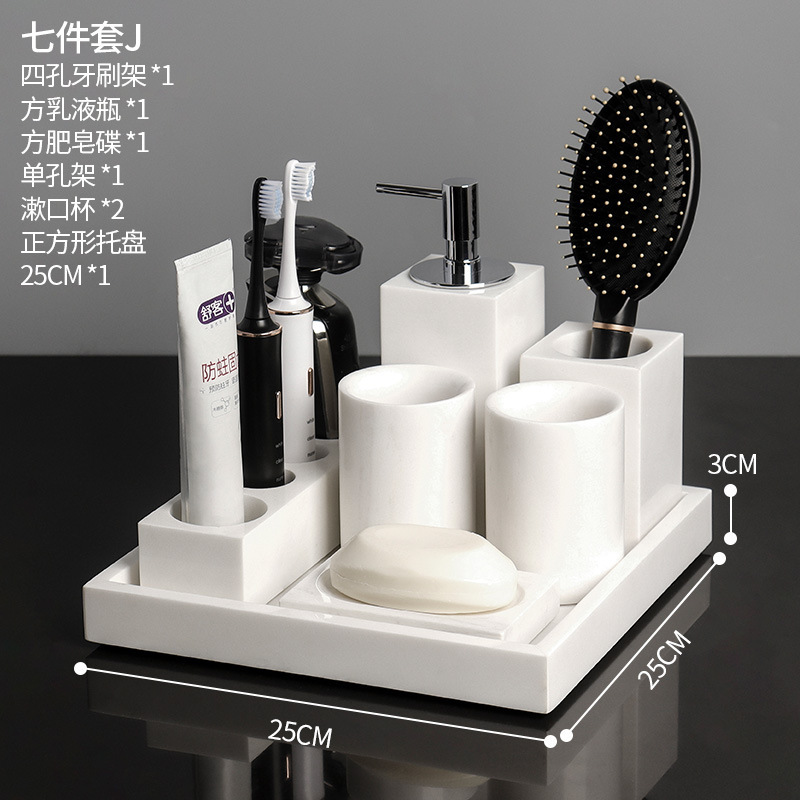 Juego de siete piezas amarillo jazz blanco J