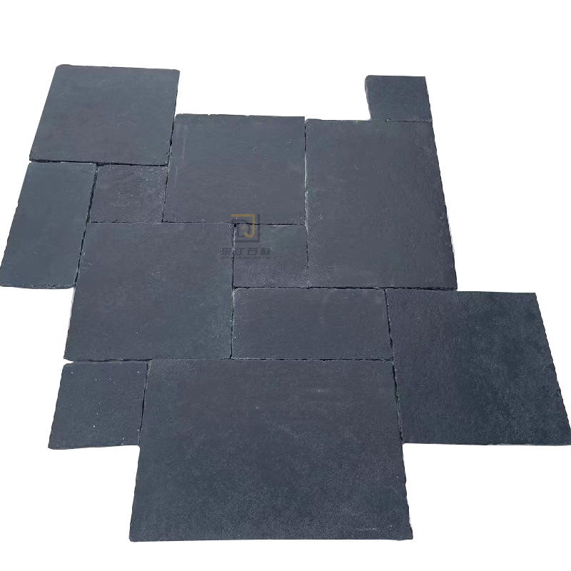 Clásica Piedra Natural negro PIEDRA DE Lyme gris oscuro jardín al aire libre piedra antigua cultura piedra antiguo jardín azulejo