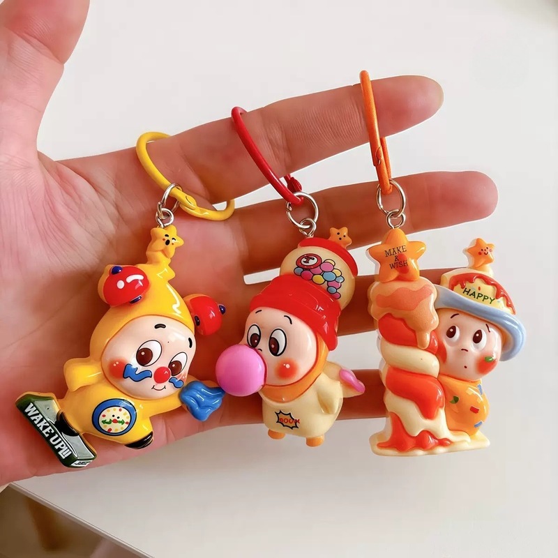 可爱萌趣大号星星人钥匙圈挂件卡通包包挂饰背包配饰学生闺蜜礼物|undefined