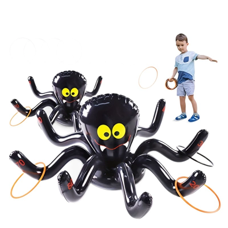 Inflatable toy PVC, rings, octopus, spider, (Cross-border trading)