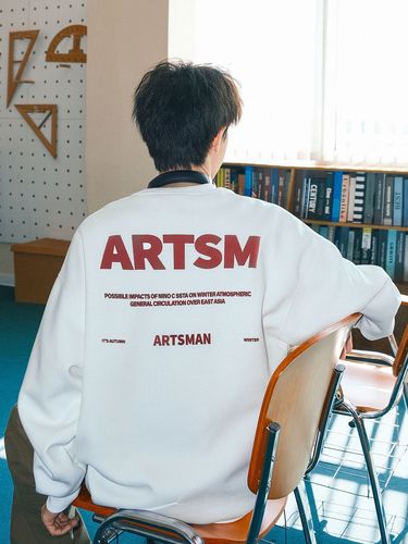 250g Heavyweight Print Crewneck Padded Hoodie for Men - Autumn/Winter Style, Japanese Sporty Style, Hooded Top for Boys