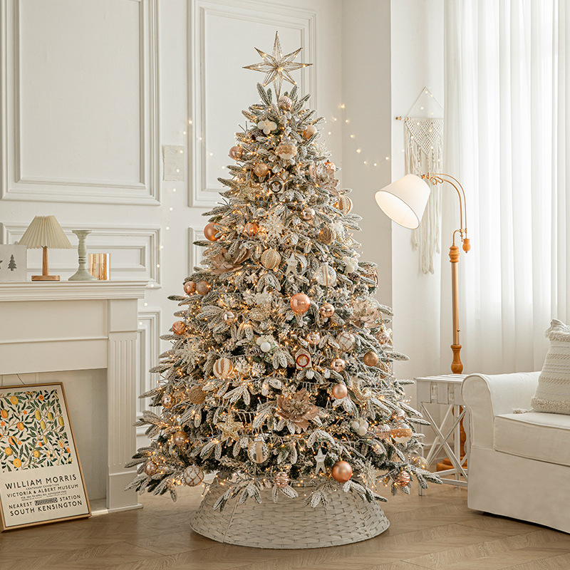 Nuevo paquete de árbol de Navidad de PE híbrido de lujo cifrado decoración para el hogar decoración de atmósfera decoración de gran tamaño