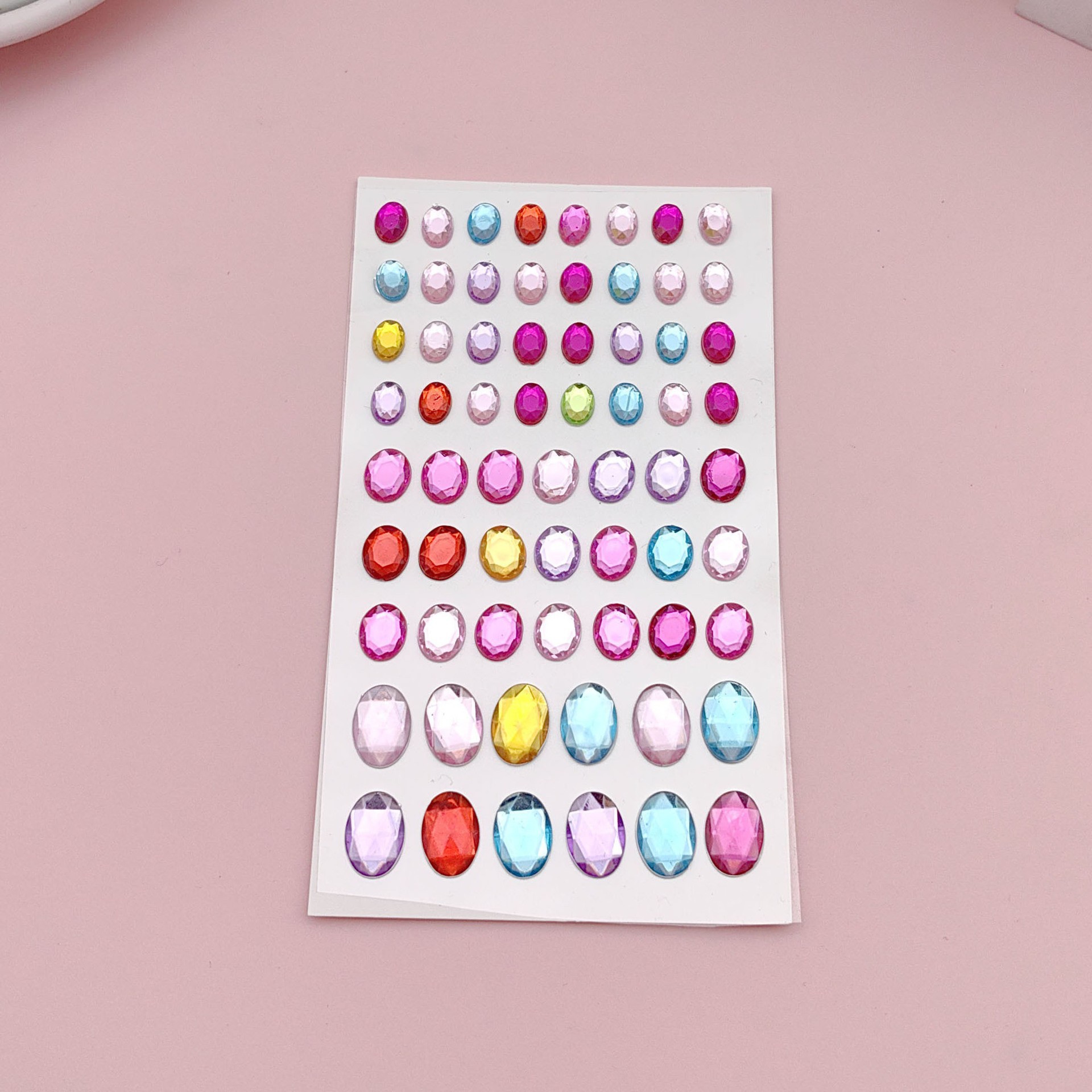 색상 타원형 크기 7.5*13CM