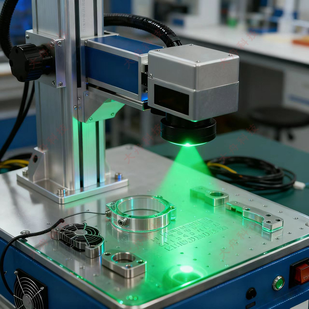 台式光纤激光打标机现货刻字金属铭牌塑料文字五金钢首饰喷码机