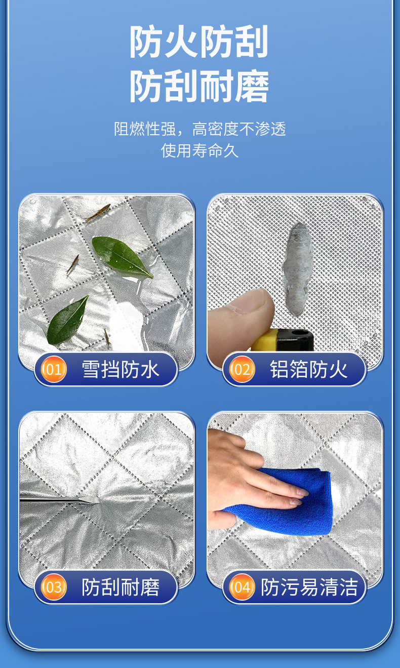 Car Snow Cover, Windshield Anti-Freeze Cover, Winter Thickened Anti-Freeze, Anti-Frost, Anti-Snow Car Window Anti-Freeze Cover