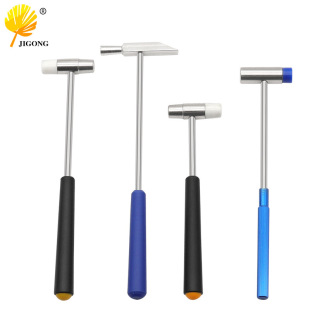 Double-head watch repair hammer metal mini hammer rubber metal soft and hard dual-purpose hammer handmade DIY multi-specification hammer