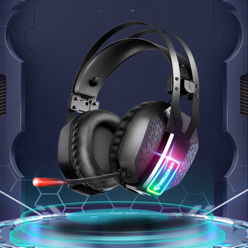 auriculares transfronterizos auriculares usb auriculares luminosos RGB auriculares PS4 XBOX PS5 auriculares de juego personalizados