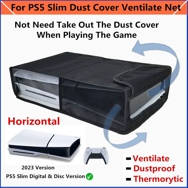 PS5 Slim Horizontal Black