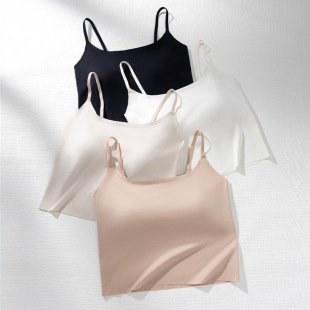 Foundation, invisible underwear as outerwear, top with cups, breast pads, straps, vest, no trace, beautiful back