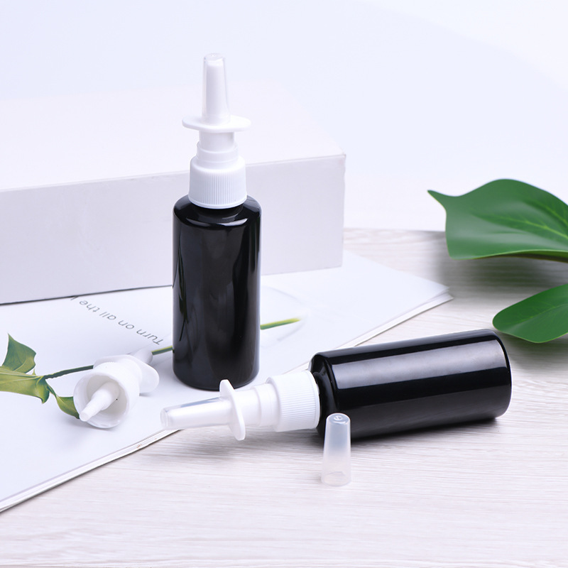 厂家定 制喷剂水剂液体药水分装瓶细雾鼻喷瓶分装塑料瓶直喷瓶