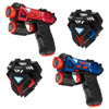 Canhui Cross border children Mini Laser Gun infra-red Induction toy gun Shooting UFO Beetle Battle A helmet and armor