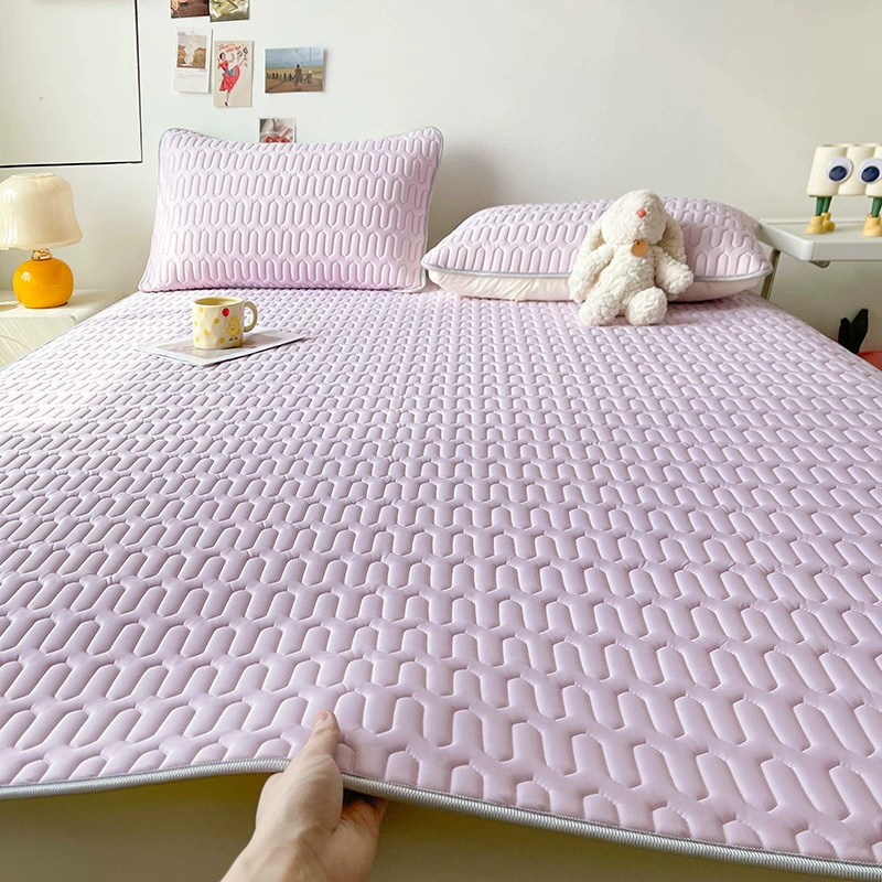 Ледяной шелк латексные коврики набор из трех частей летом прохладные простыни можно стирать в студенческом общежитии