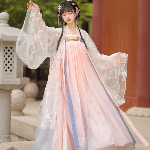 Fairy hanfu Tang dynasty princess dress for Women female authentic original suit qiu jin system chest Ru skirt China ancient fairy