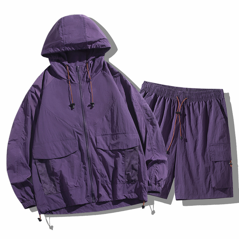 2025 nuevo estilo traje de ropa de protección solar con capucha ropa de piel para hombres pareja ropa de protección solar al aire libre transpirable ropa de piel de pesca para mujeres