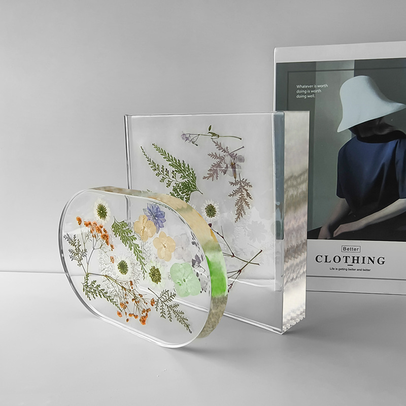 Cross-border DIY cristal epoxi molde de silicona grande cuerpo redondo seis lados decoración del cuerpo libro de escritorio archivo joyería herramienta abrasiva