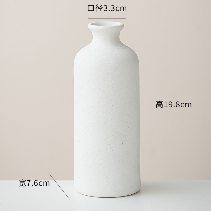 アマゾンの陶磁器の小さな花瓶の置物は現代的でシンプルな工芸品です。|undefined