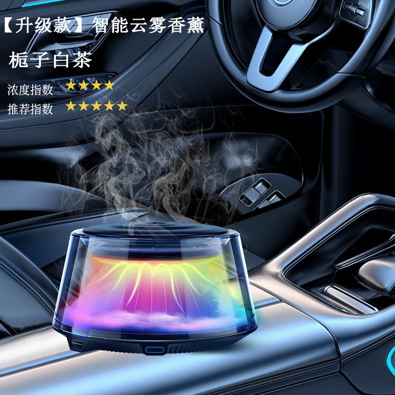 云雾观景车载香薰智能喷雾观山海香薰机新款汽车摆件豪车专用香水|undefined