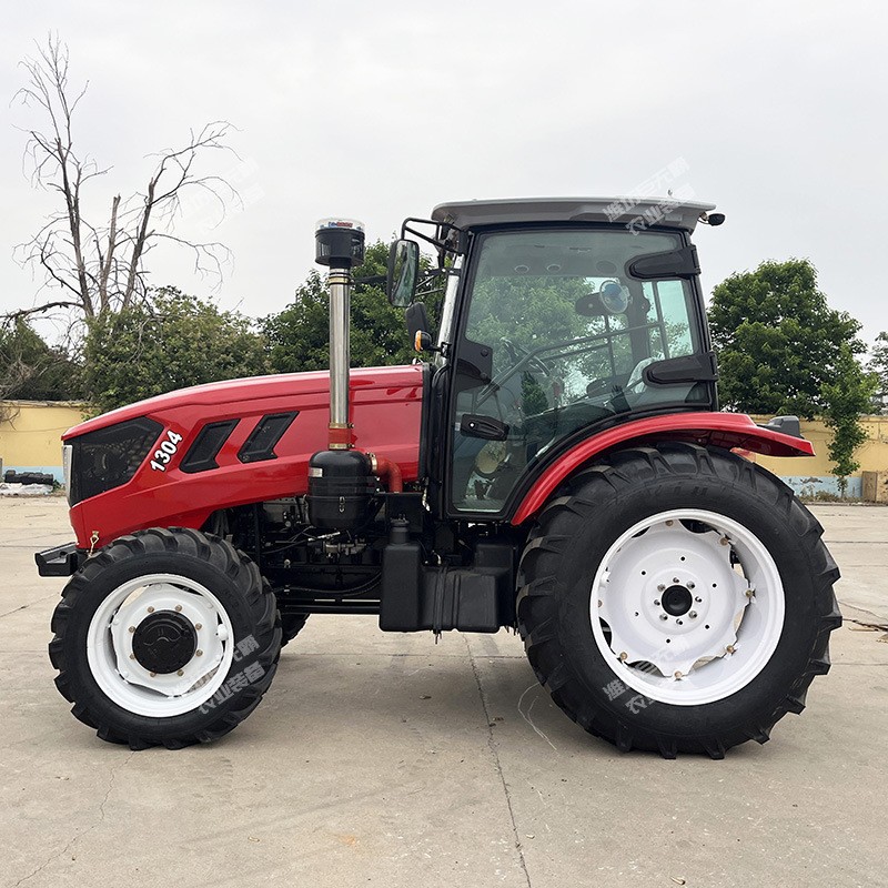 Tractor Agrícola 1204 Shanyi de 120 Caballos de Fuerza, con Tracción en las Cuatro Ruedas, Puente TD Weifang, Apto para Terrenos Montañosos