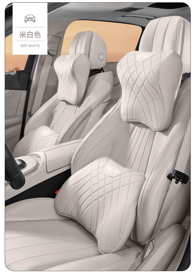 Suitable for BMW Mini MINI headrest and lumbar support F54 F55 F56 F60 neck pillow and backrest COOPER ONE