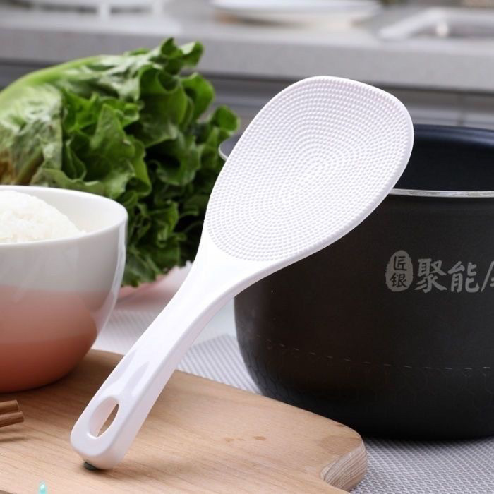 Colher de Arroz Grande de Plástico Antiaderente para Servir em Casa - Frete Grátis_voghion.com