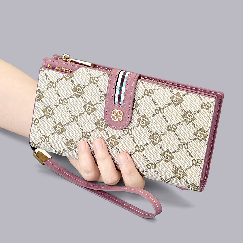 Emperor Paul Wallet Women's Long Wallet Card Holder Large Capacity Clutch Wallet Women's High-End Wallet Light Luxury Emperor Paul Wallet Women's Long Wallet Card Holder Large Capacity Clutch Wallet Women's High-End Wallet Light Luxury
