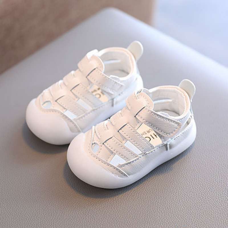 夏の新型男女赤ちゃんの歩行靴0-1-2歳の乳幼児用滑り止めサンダルの柔らかい底の子供のビーチ靴|undefined