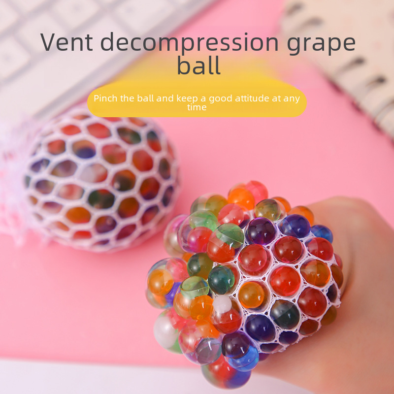 Factory direct vent grape ball hand pinch squeeze vent grape creative decompression water ball pinch music Wholesale