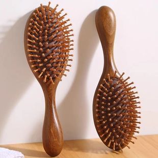 Air bag comb air cushion massage comb women's special long hair head Meridian comb straight curly hair fluffy natural sandalwood comb