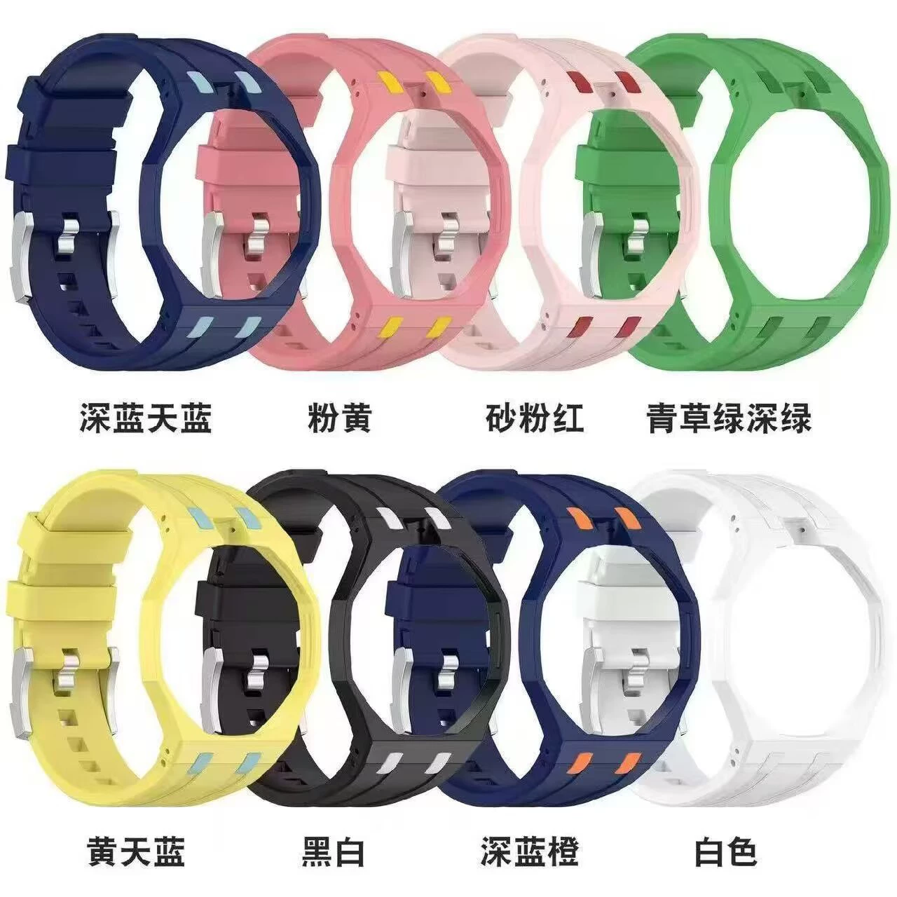 Подходящее к совместному бренду AP Audemars Piguet Royal Oak Swatch co-branded Swatch Royal Pop наручные часы с интегрированным ремешком