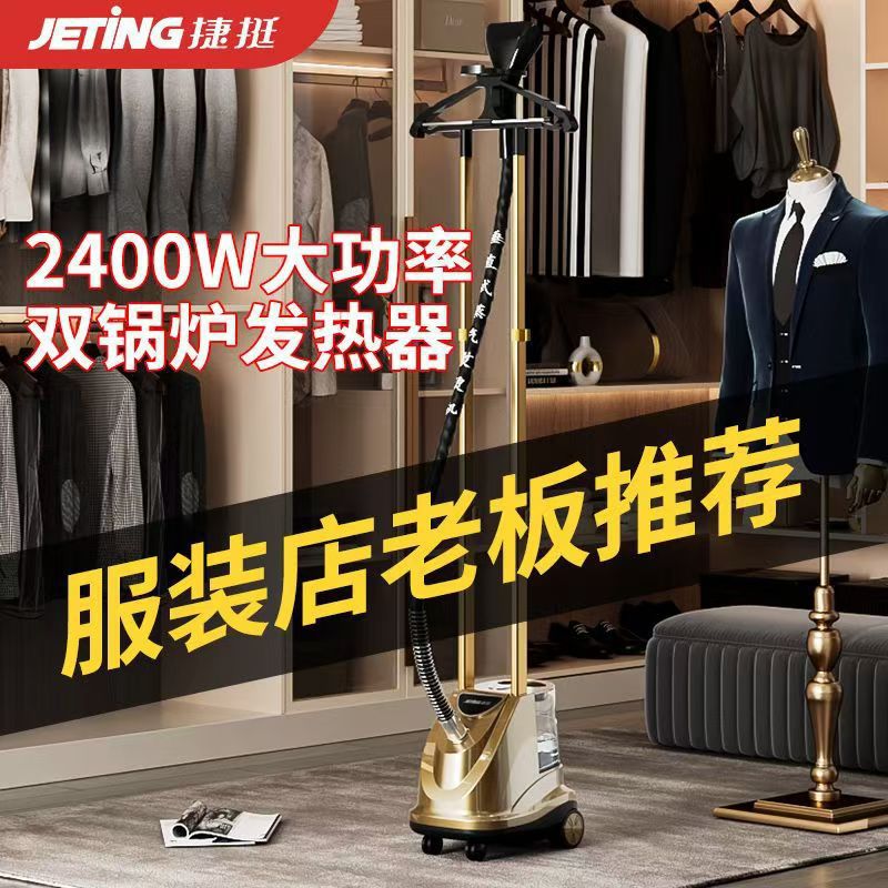 Jieting Garment Ironing Machine Factory Commercial Clothing Store High-Power Processing Large Steam Ironing Machine Vertical Handheld Electric Iron