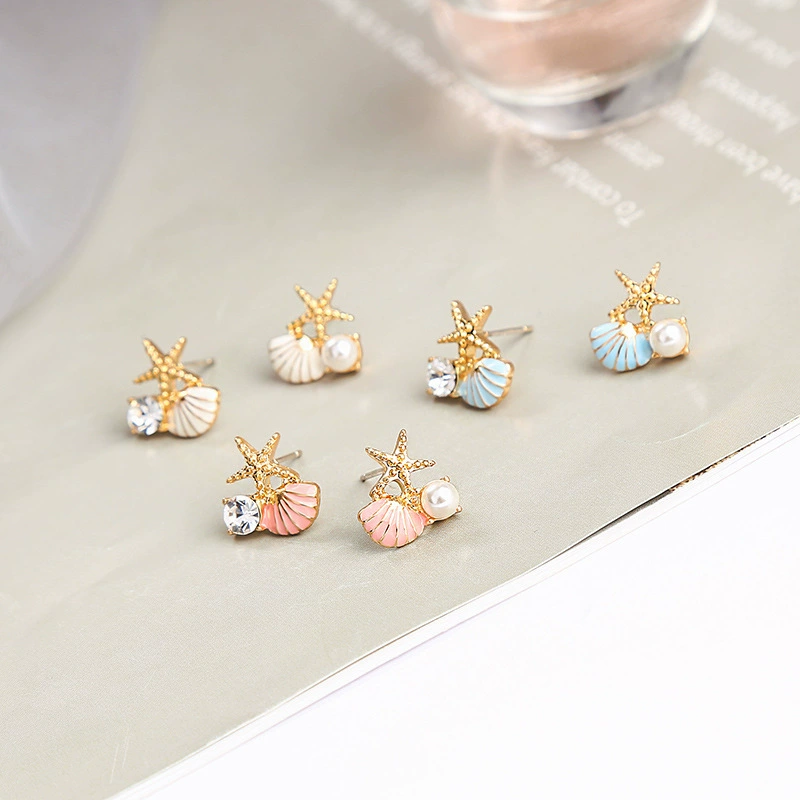 Серебряная игла, креативные асимметричные серьги из жемчуга, серебро 925 пробы