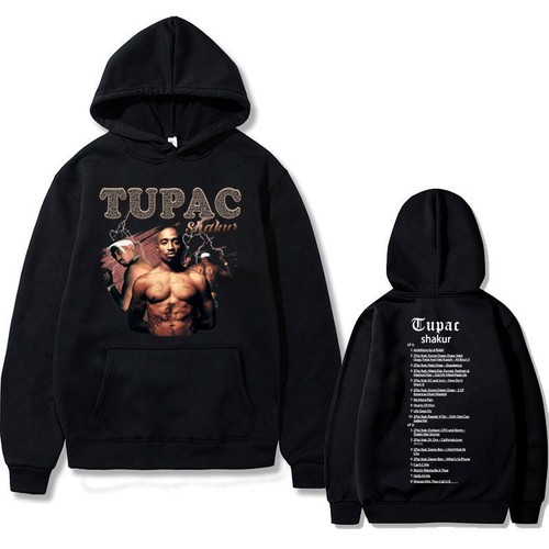 Rapper Tupac 2pac Hip Hop Hoodie Men's Fashion Hoodies Men