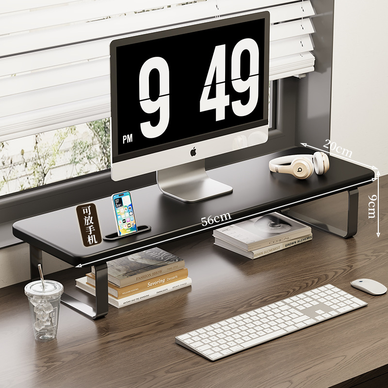 Pantalla de elevación de escritorio estante de almacenamiento de escritorio computadora de escritorio elevación de pantalla estante de escritorio de estación de trabajo